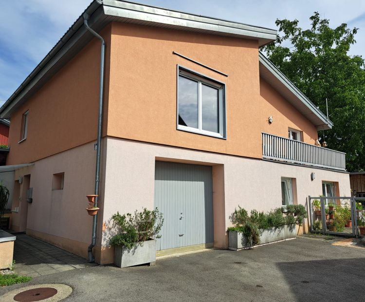 Haus MaPe_HÃ¶rbranz_AuÃenansicht Einfamilienhaus von der StraÃe