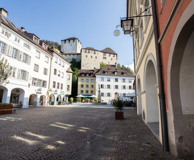 Neustadt Feldkirch Blick Schattenburg Neustadt Feldkirch Blick Schattenburg