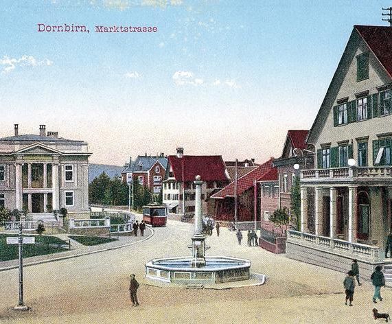 Pfarrhof und Kirchturm St. Martin