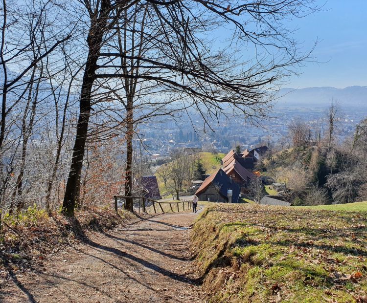 Weg vom Romberg zur Kapelle "Maria vom Siege