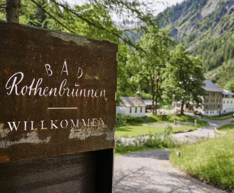 Bad Rothenbrunnen Schild Bad Rothenbrunnen Schild