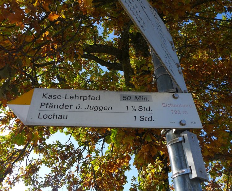 Startpunkt in Eichenberg Startpunkt in Eichenberg