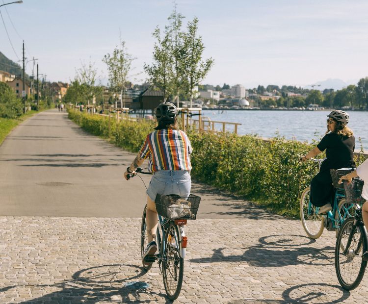 Radfahren Bregenz Bodensee Pipeline