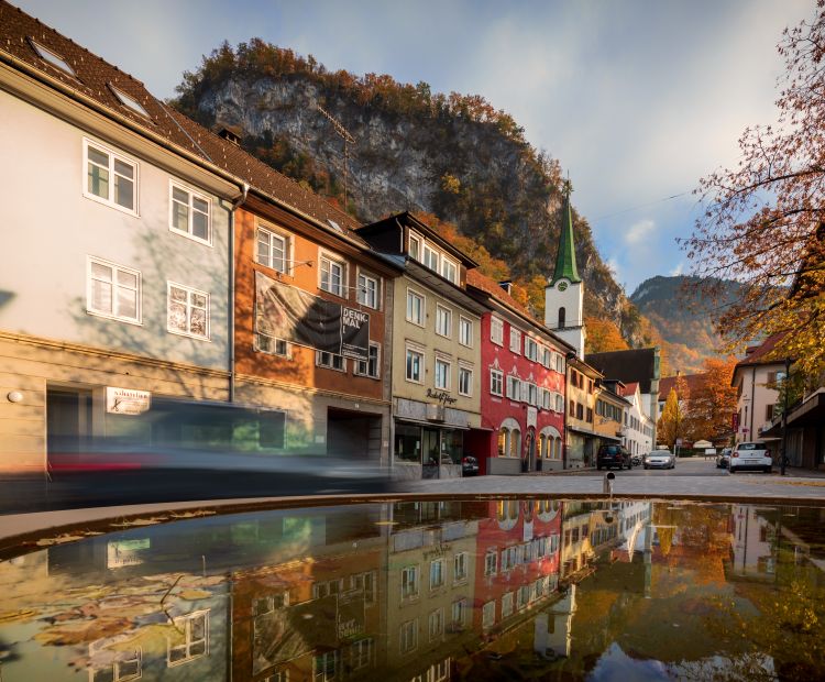 Hohenems Zentrum im Herbst Hohenems Zentrum im Herbst