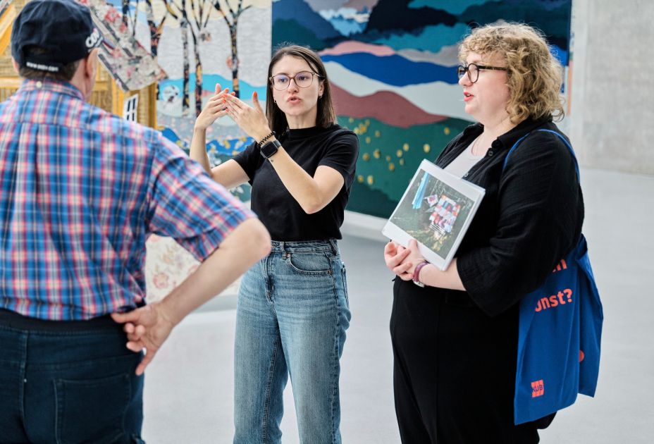 Ma?gorzata Mirga-Tas â Eröffnung im KUB Ma?gorzata Mirga-Tas â Eröffnung im KUB