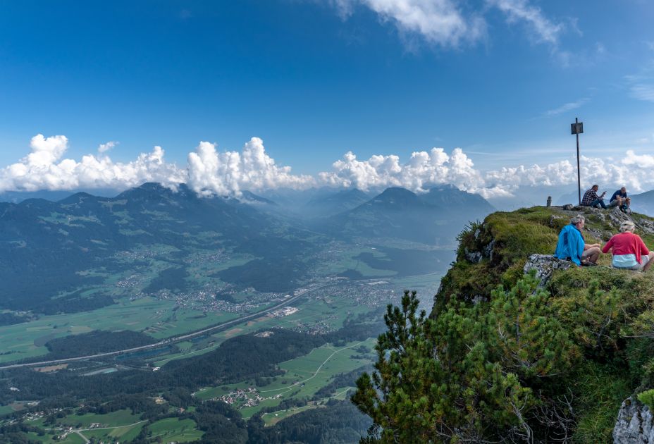 Gurtisspitze Aussicht Walgau