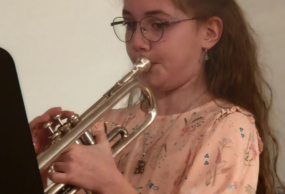 Trompeten SchÃ¼lerin Maria Nachbaur