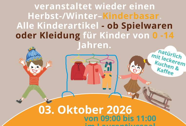 Ein Plakat mit ein paar Kindern