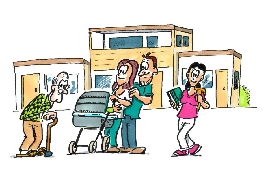 Sujet Lebensabschnittsgerecht Neue Nachbarschaft