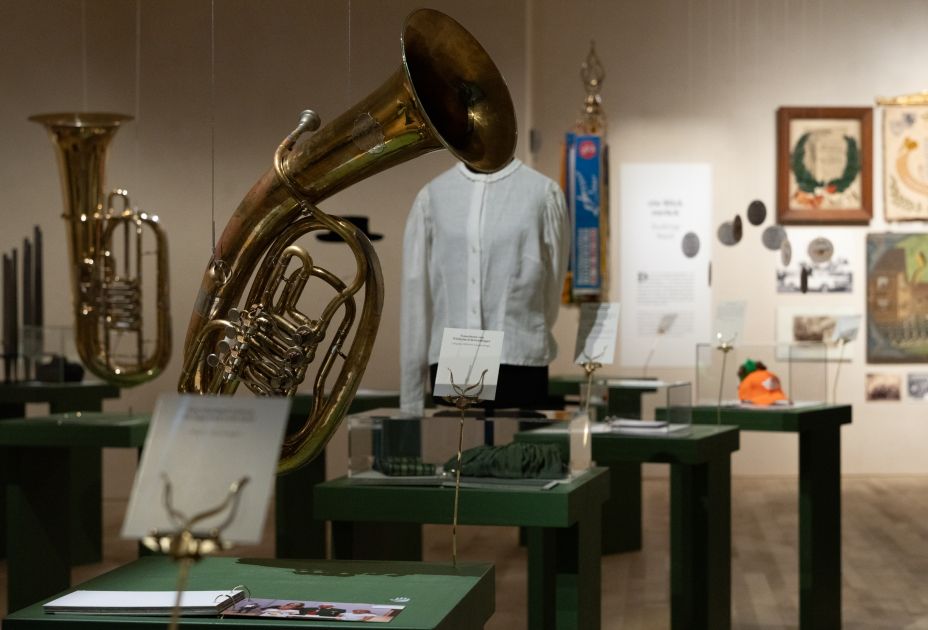 Baslmusik Ausstellungsansicht Baslmusik Ausstellungsansicht