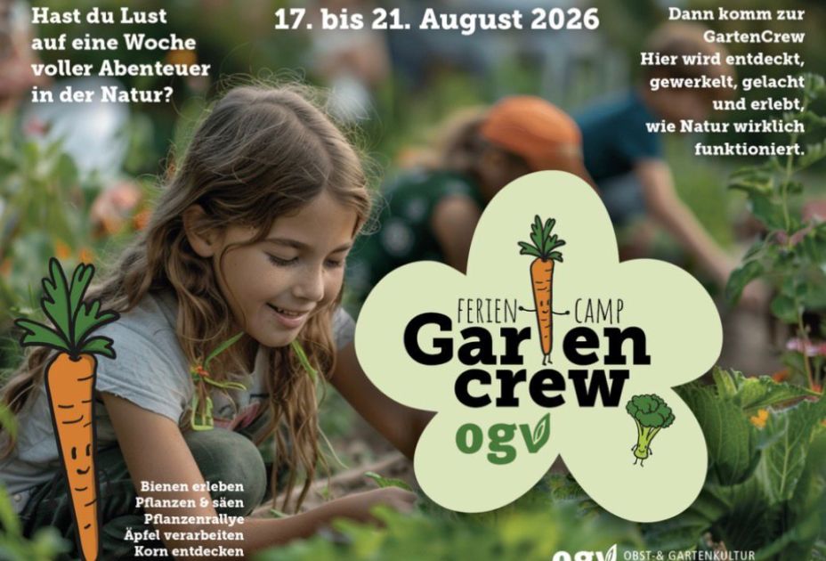 Plakat Gartencrew 2026 Plakat Gartencrew 2026