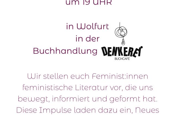 Feministischer Bücherabend Feministischer Bücherabend