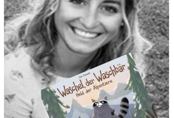 Siri Fleisch und ihr Buch "Waschel der WaschbÃ¤r"