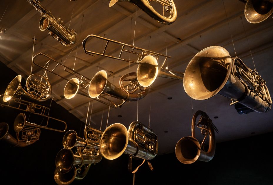 Ausstellungsansicht tuten und blasen Ausstellungsansicht tuten und blasen