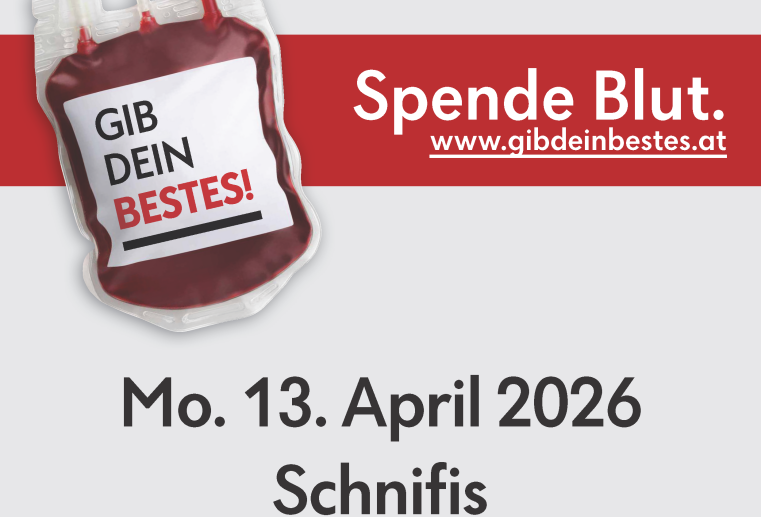 Blutspendeaktion Schnifis Blutspendeaktion Schnifis
