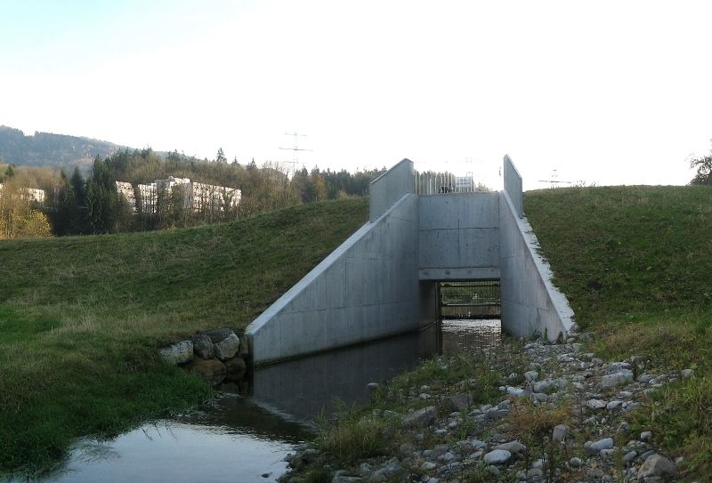 Valduna Flussablasch Verschlussbauwerk Valduna Flussablasch Verschlussbauwerk