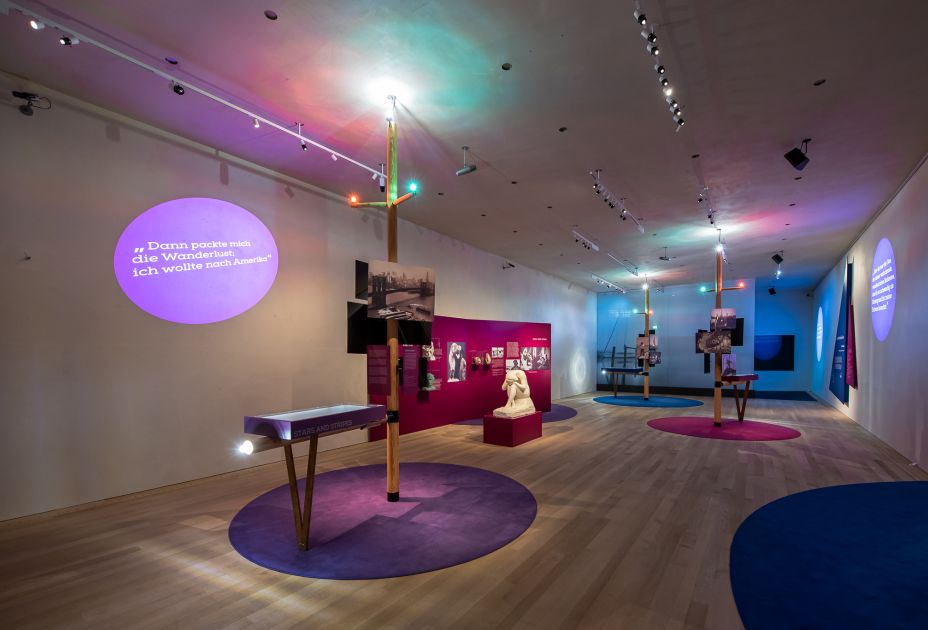 Ausstellungsansicht Der Atlantische Traum Ausstellungsansicht Der Atlantische Traum