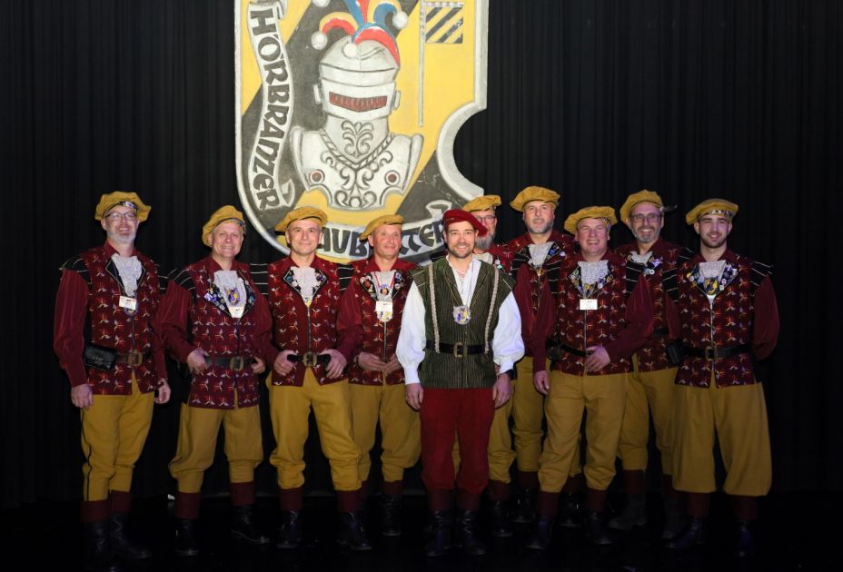 HÃ¶rbranzer Raubritter mit dem neuen Knappen Dominik