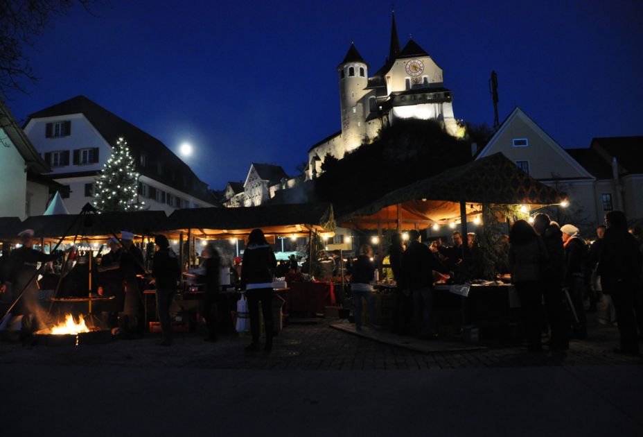 Abendstimmung Adventmarkt Abendstimmung Adventmarkt