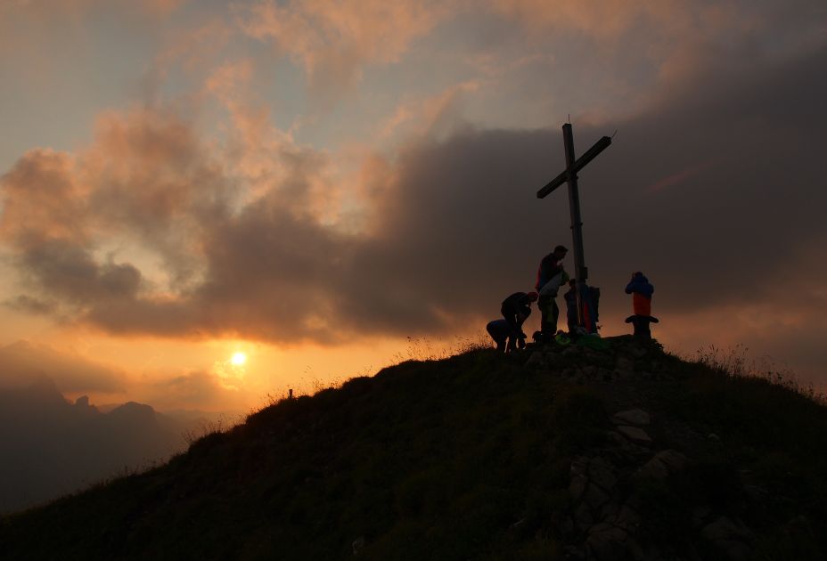 Sonnenuntergangswanderung-Hoeferspitze-Hochtannberg Sonnenuntergangswanderung-Hoeferspitze-Hochtannberg