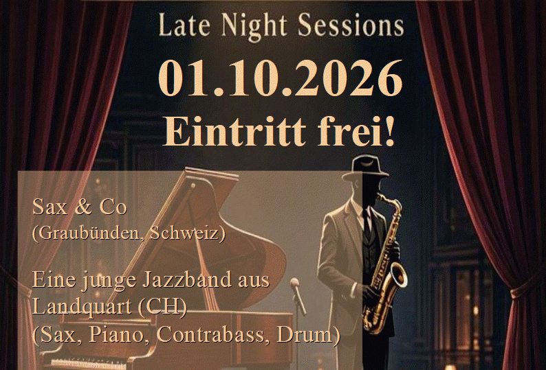 Ein Plakat fÃ¼r ein Jazzkonzert