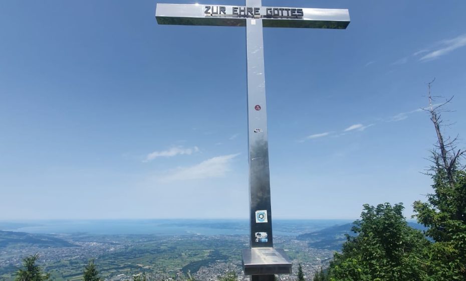 Gipfelkreuz Staufenspitze