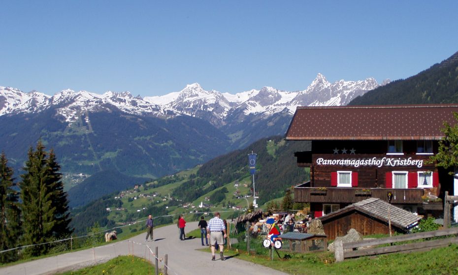 Panoramagasthof Kristberg im Sommer Panoramagasthof Kristberg im Sommer
