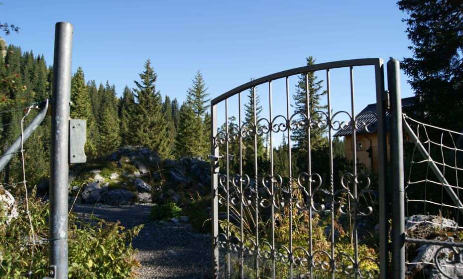 Eingang in den botanischen Garten