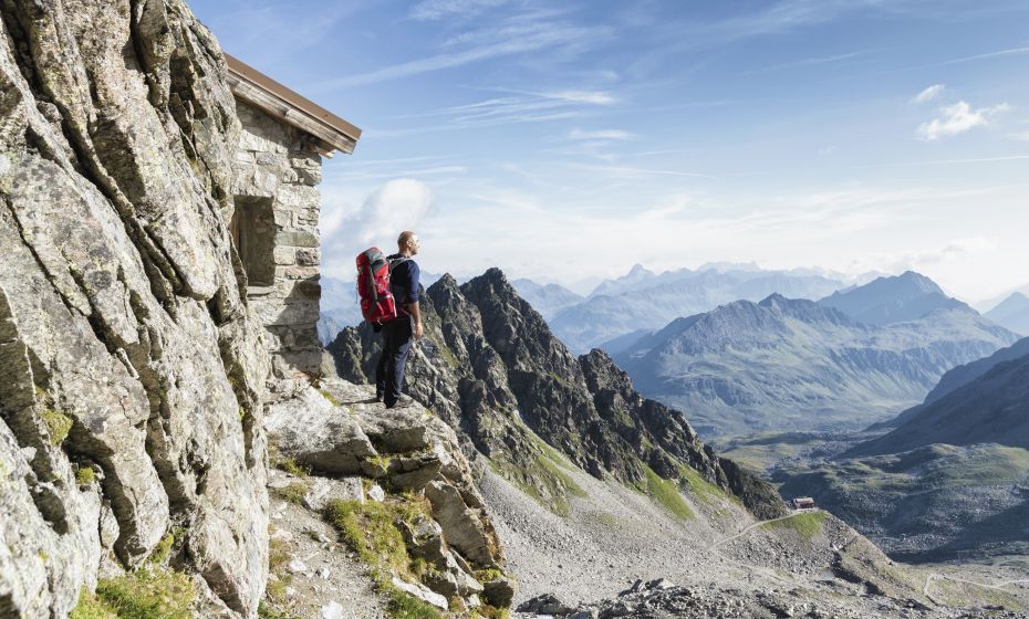 Zollhütte oberhalb der Saarbrücker Hütte Zollhütte oberhalb der Saarbrücker Hütte