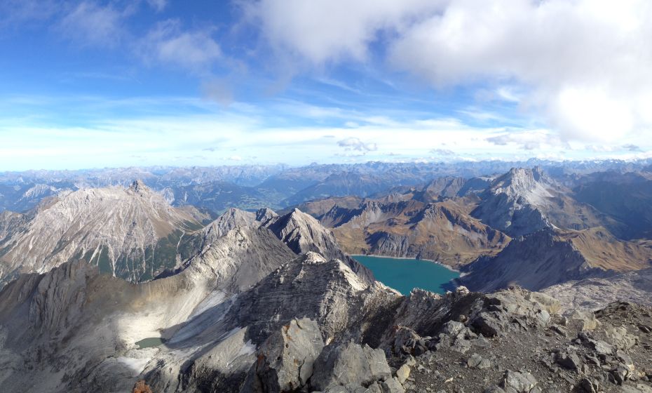 Blick vom Gipfel der Schesaplana Blick vom Gipfel der Schesaplana