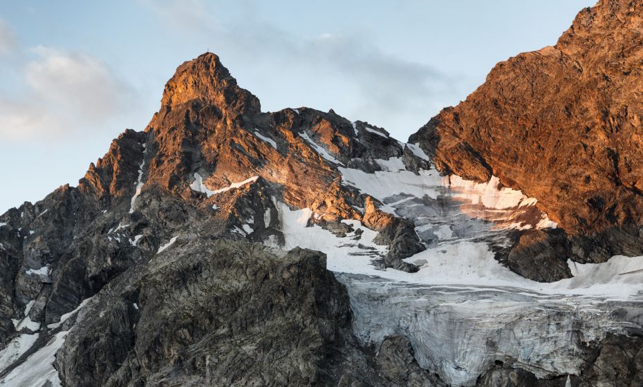 GroÃer Litzner mit Litzner Gletscher GroÃer Litzner mit Litzner Gletscher