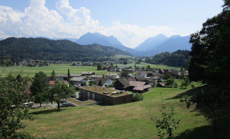 Blick Ã¼ber Tufers nach GÃ¶fis und weiter ins Saminatal