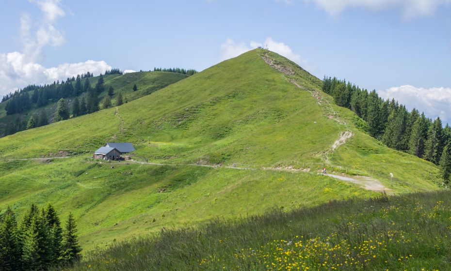 Blick auf Hohe Kugel und Kugelalpe