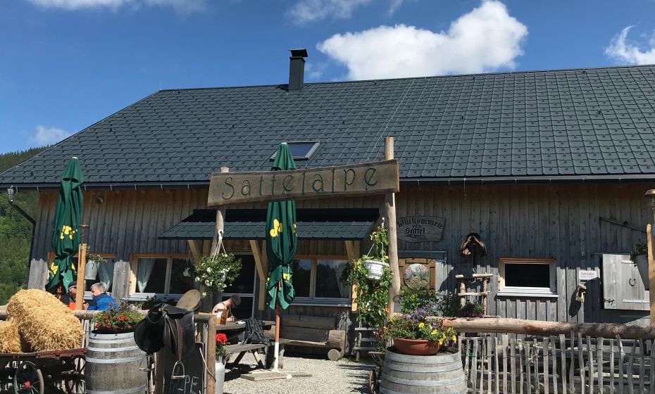 Radtour Dornbirn GÃ¼tle Sattelalpe sattelalpe