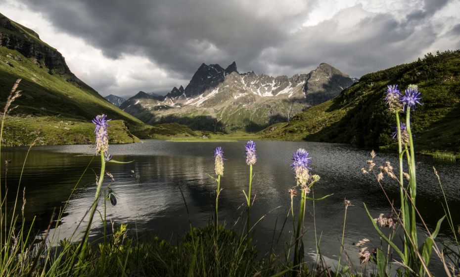 Langsee im hinteren Silbertal mit Patteriol