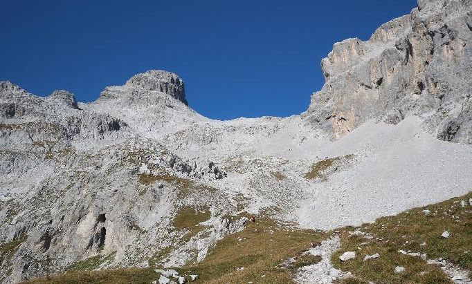Aufstieg zur Sulzfluh durch das Gemschtobel