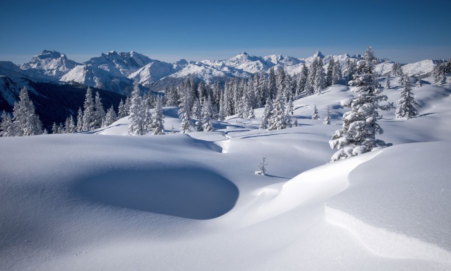 Winterlandschaft am MuttjÃ¶chle