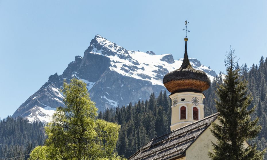 Andreas Haller Kirchenturm Gargellen