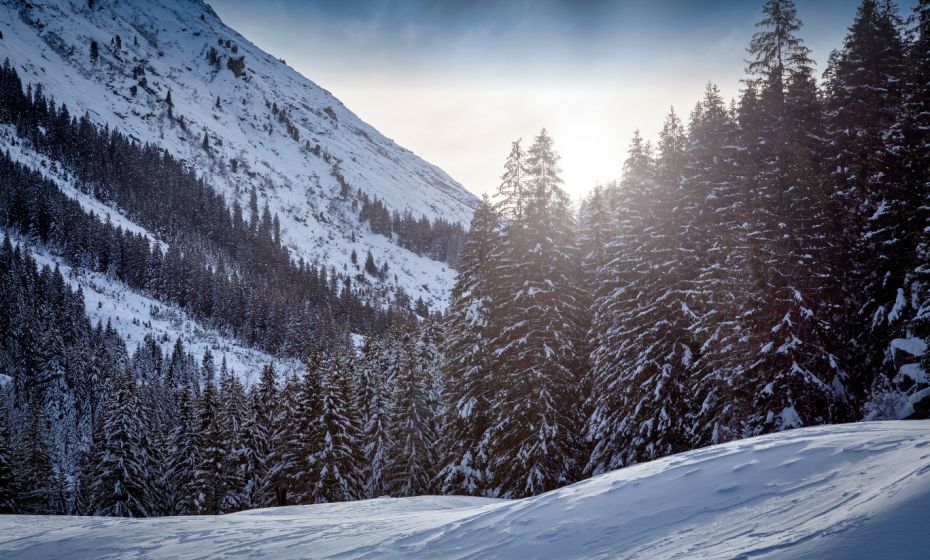 Winterlandschaft Partenen Winterlandschaft Partenen