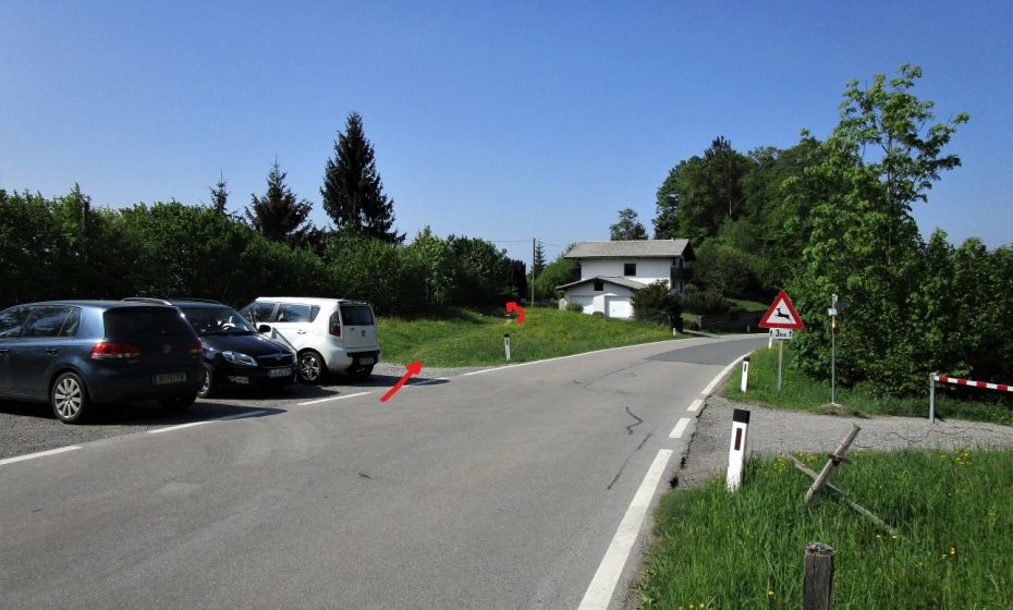 Erich Zucalli - Erich Zucalli / www.guideservice.at Die etwas versteckte Abzweigung beim Parkplatz in Fluh