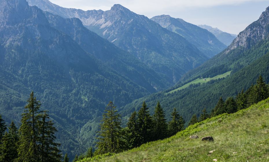 Weg von der Feldkircher HÃ¼tte zur Amerlugalpe