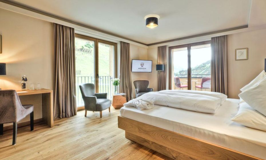 Our double rooms in the sports house