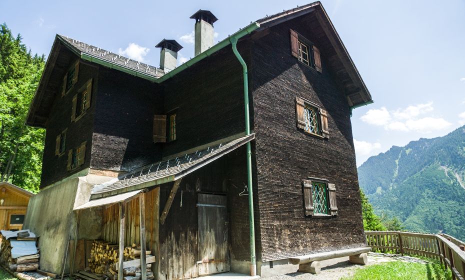 Helmut Düringer Plätzelhütta (Jagdhütte), Saminatal