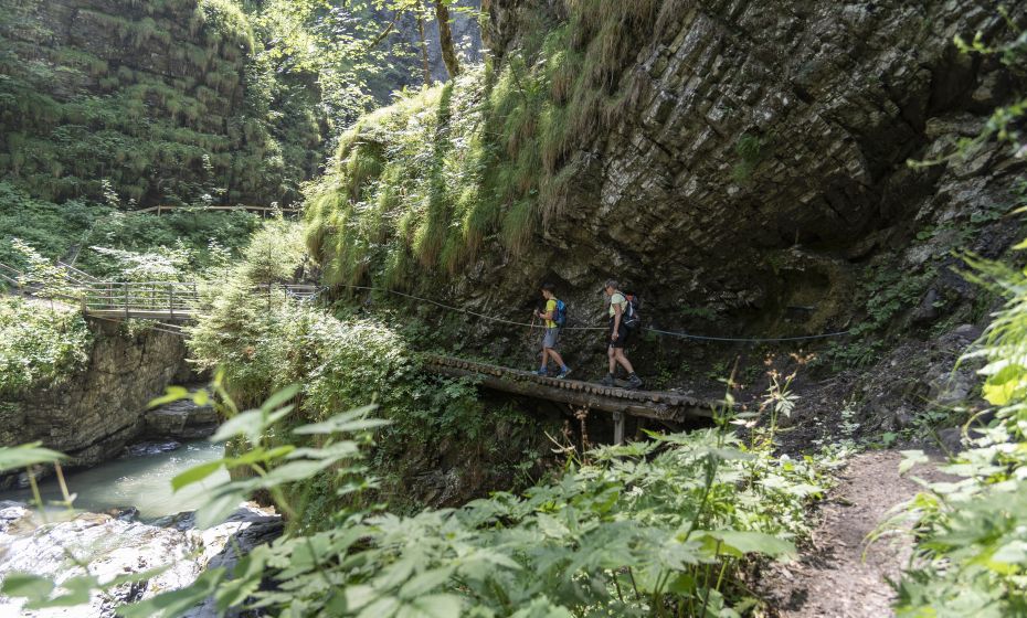 Weg durch die Ãble Schlucht
