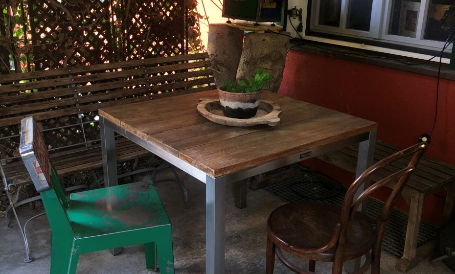 B&B Watltner, Dornbirn, Sitzecke Terrasse