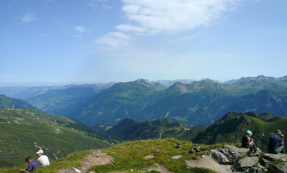 Ausblick von der Madrisellaspitze