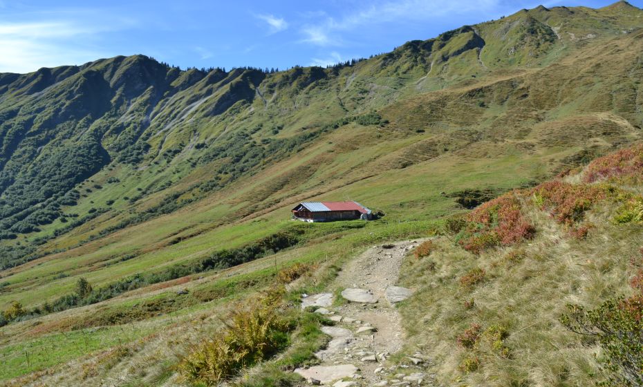 Starzelalp unterhalb der Starzeljochs Starzelalp unterhalb der Starzeljochs