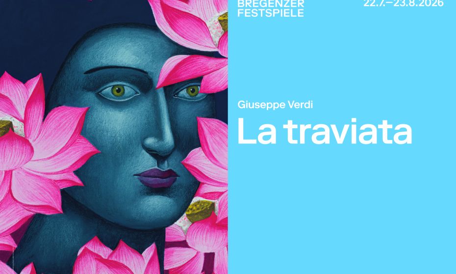 La traviata - Bregenzer Festspiele Â© Nicolas Party, Portrait with Lotus Flowers, 2024 Foto: Adam Reich Courtesy the artist and Hauser & Wirth, New York