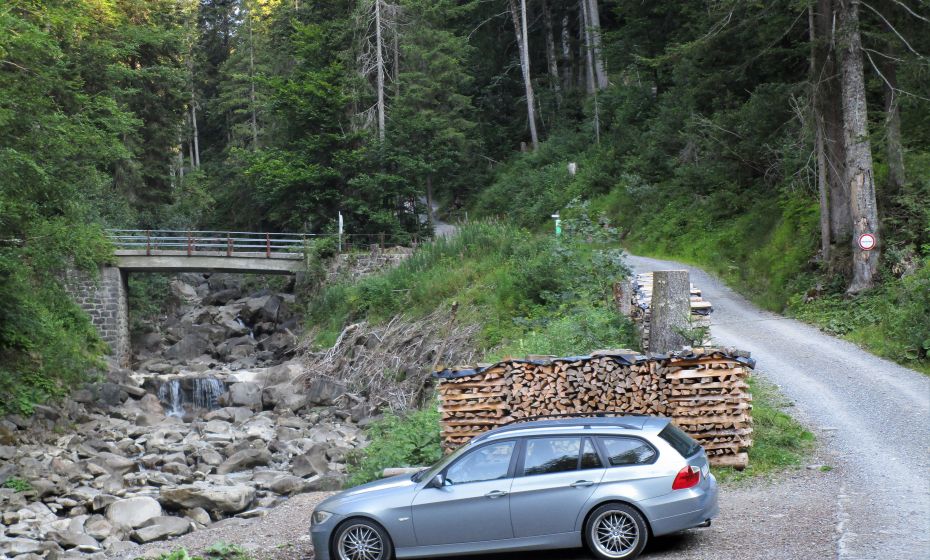 Hier zweigen sie links ab Richtung Garnitzatal