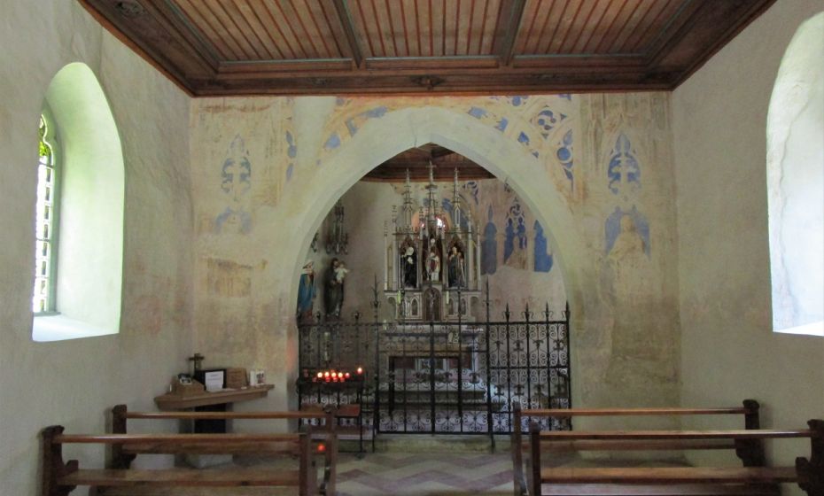 Innenansicht der Ulrichskapelle